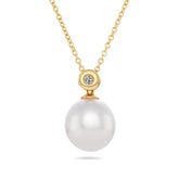 South Sea Pearl & Diamond Pendant - Dracakis Jewellers